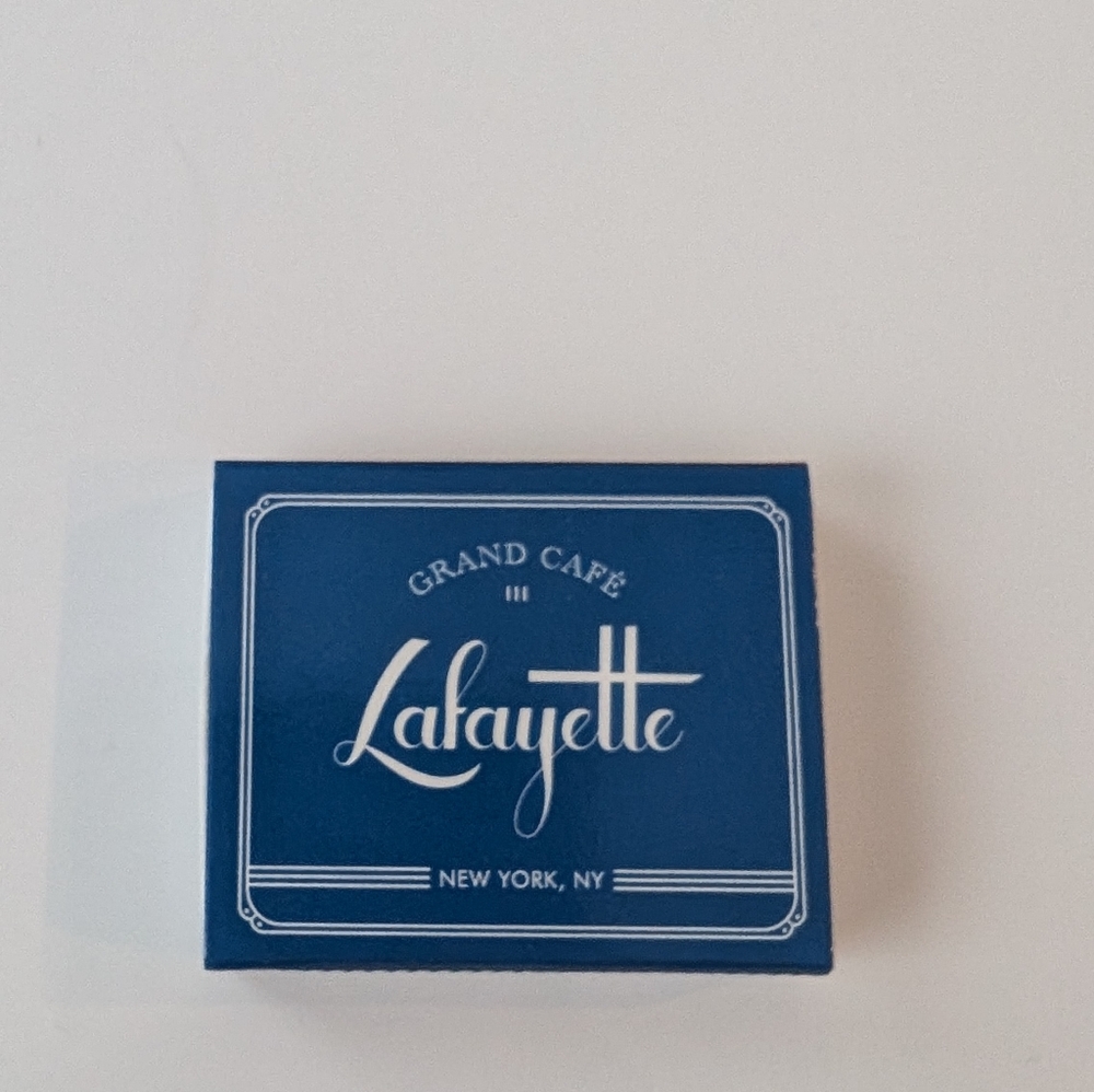 NYC Restaurant Grand Cafe Lafayette Matchbook Matches New